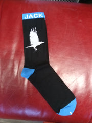 Jack White Third Man Record Socks Blue