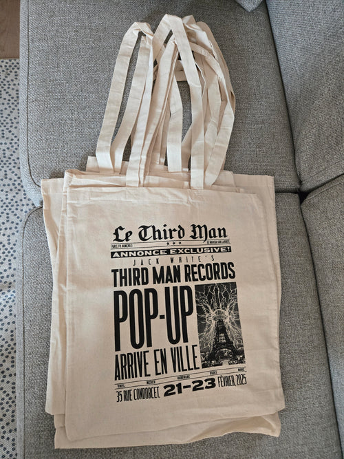 Jack White Third Man Records Paris pop up Tote Bag