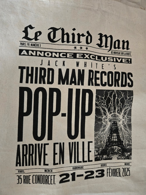 Jack White Third Man Records Paris pop up Tote Bag