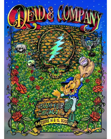 Steve Thomas - Pearl Jam - Wrigley Field, Chicago, Concert Poster - 2018