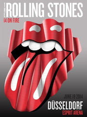 The Rolling Stones 2014 On Fire European Tour Lithograph poster box set