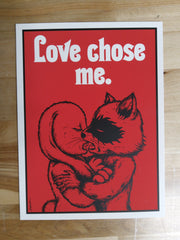 'LOVE CHOSE ME' Jermaine Rogers Handbill/Mini Print