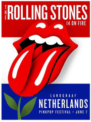 The Rolling Stones 2014 On Fire European Tour Lithograph poster box set