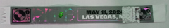 Featuring artwork specially created for the Stones' May 11, 2024 show in Las Vegas, NV, as part of the Hackney Diamonds Tour, this 18" x 24" lithograph also comes with an authentic wristband for admittance to Pit B at the concert!    Art inspired by the May 11, 2024 tour date in Las Vegas, NV.