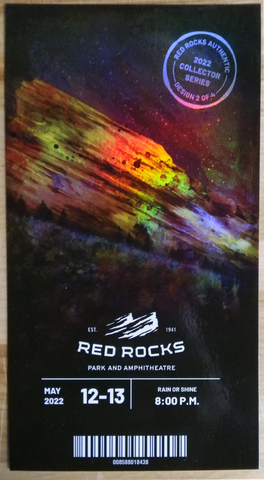 RED ROCKS - 2022 Collector Series Design 3/4 - Jason Isbell