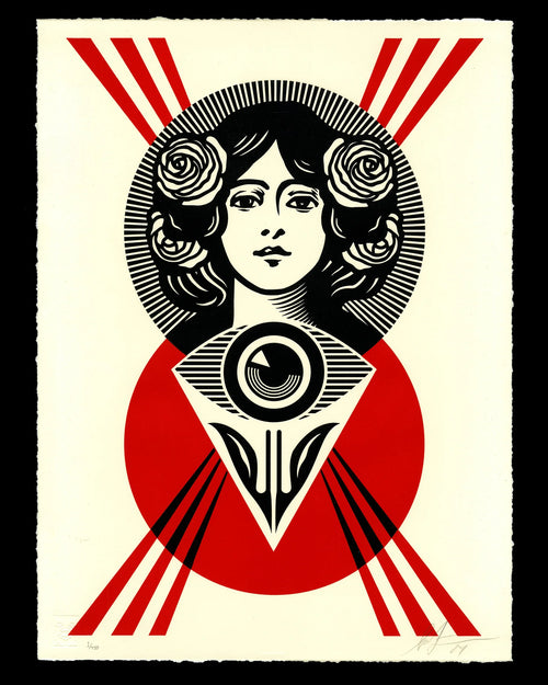 Shepard Fairey - Third Eye Open Letterpress - xx/450 signed/numbered