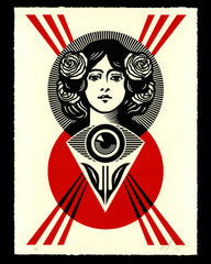 Shepard Fairey Third Eye Open Letterpress xx/450 signed/numbered