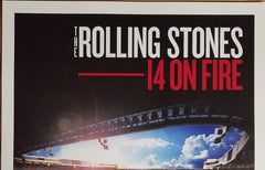 Title: Rolling Stones - 2014 OFFICIAL POSTER MADRID, SPAIN #1  Poster artist:   Edition:  xx/500  Type: Limited edition lithograph   Size: 17" x 23"  Location: Madrid, Spain   Venue: Bernabeu Stadium   Notes: 1st edition, official poster hand numbered and embossed.  Official poster, Europe 14 On Fire Tour original from the show!