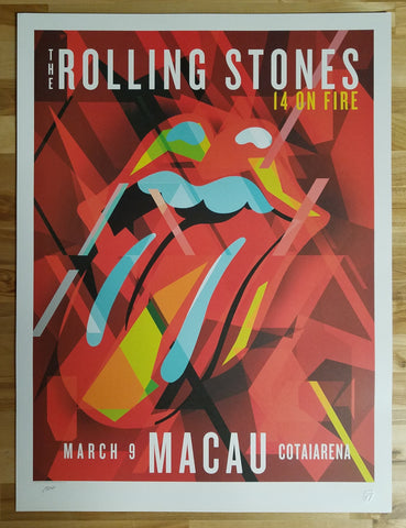 Adam Pobiak - Eric Clapton Poster Royal Albert Hall London - Screen print May 2017 xxx.500 s/n