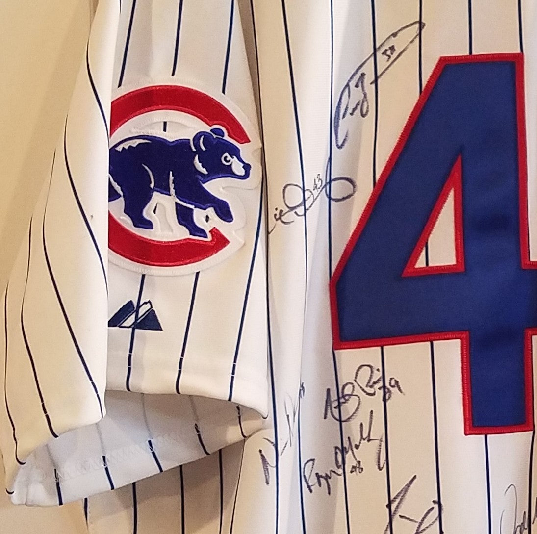 Signed Chicago Cubs Jersey #46 - 2006 Ryan Dempster Dusty Baker –
