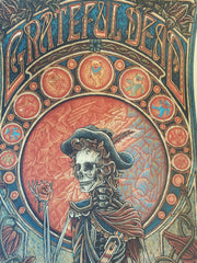 Title:  "GRATEFUL DEAD"  Artist:  LUKE MARTIN  Edition:  Hand-numbered timed edition  Type:  Screen print  Size: 36" x 18"  Notes:  Check out our other listings for more hard-to-find and out-of-print posters.  In hand and ready to ship!