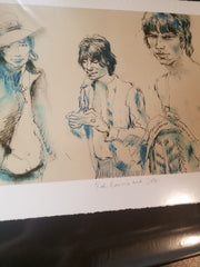 Title: Rod, Ronnie and Jeff Poster artist: Ronnie Wood Edition: xx/195 Type: Digital Print Size:  14" x 18" Notes: Printed Onto Somerset Enhanced Velvet, 330GSM Paper  In house and ready to ship!