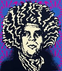 Title: Andre Psychedelic (Large Format)  Artist: Shepard Fairey  Edition: Signed by Shepard Fairey in a limited edition of 89 prints total  Type: Serigraph on Coventry Rag, 100% Cotton Custom Archival Paper with hand-deckled edges  Size: 30" x 41"  Notes: Check out our other listings for more hard-to-find and out-of-print posters.  Comes with a certificate of authenticity.  In house and ready to ship!