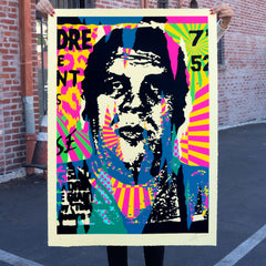 Title: "O.G. Rips" Poster artist: Shepard Fairey Edition: xx/89 Type: Screen Print Size: 30" x 41" Notes: Large Format Screen Print Poster.  Serigraph on Coventry Rag.  100% Cotton Custom Archival Paper with hand-deckled edges  Signed by Shepard Fairey in a limited edition of 89 prints total  Comes with a certificate of authenticity  This piece is in house and prepared to ship!