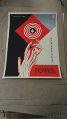 Title: Interpolation  Artist: Shepard Fairey  Edition: xxx/550  Type: Screen print  Size: 18" x 24"  Notes:  Released by Mondo in 2014 in a limited edition of 110, hand-numbered.  Print is stored flat in very good condition. Following purchase, prints are rolled in archival paper and shipped with bubble wrap in sturdy cardboard tubes.  Check out our other listings for more hard-to-find and out-of-print posters.