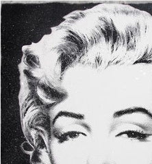 Mr. Brainwash Diamond Girl Black Background Edition xx/90 S/Ned Screenprint