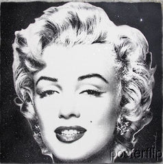 Mr. Brainwash Diamond Girl Black Background Edition xx/90 S/Ned Screenprint